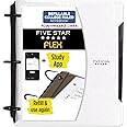 Five Star Flex NoteBinder, 1 Inch Binder, Customizable, Notebook and Binder All-in-One, White (29326AE2)
