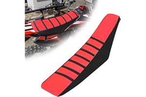 ‎BIUGERCN BIUGERCN Motorrad Sitzbezüge Universal Anti-Rutsch Weiche Kissenbezüge für EXC XC SX FE TE WR CRF XR RMZ KLX YZ PW Most Dirt Pit Bike Enduro Rot