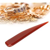 Couteau Brunissage Agate 10cm - Outil Polissage Bijoux Or, Argent, Cuivre - Pierre Naturelle