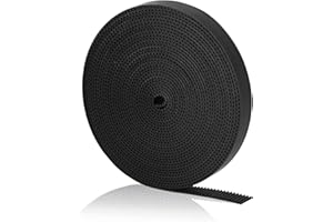 QHKLEW GT2 Zahnriemen 5m x 6mm, 3D Drucker Zahnriemen Breiter Gummi Zahnriemen, Passend für 3D Drucker und die Meisten Riemengetriebenen Drucker