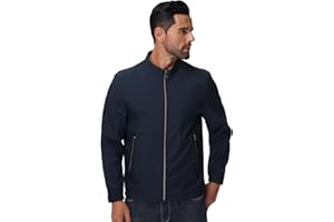 DON JOHNSON Giacca Uomo Giubbotto Casual Leggera per Uomo Giacche Sportive Bomber Giubbino Manica Lunga