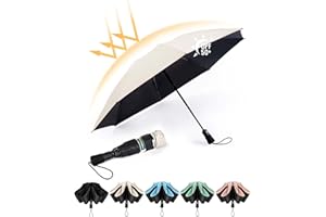 Chakipee Paraguas plegable Antiviento mujer - Paraguas invertido resistente al viento, Paraguas de viaje automático portátil compacto hombre, revestimiento de 210T, resistente a los rayos UV