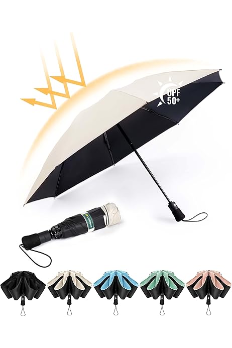 5 Ombrelli Lunghi Automatici PratiKo Life - 8 Stecche, Antivento, Idrorepellente - Foto 9