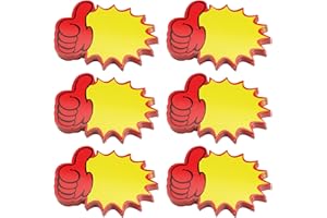 Honatrv 120 Stück Preisschilder Neon preisschilder Blanko Starburst Verkaufsschild Preisanzeigeschild für Supermärkten, Geschäft, Einzelhandelsgeschäft Party Favors, (3,2 x 4,3 Zoll)