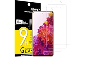 NEW'C 3 sztuki Szkło dla Samsung Galaxy S20 FE Hartowane i Folia Ochronna Ochraniacz Ekranu - Bez pęcherzyków powietrza, odporność na zarysowania