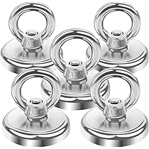 Topfmagnet Mit Öse - Neodym Magnet Extra Stark Bis 34 Kg Haftkraft