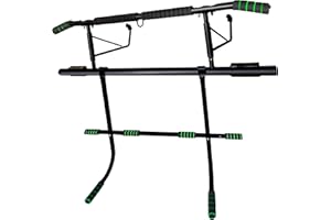 RPM Power - Barra di trazione per porta regolabile, per rinforzare e tonificare, non marcante, nessuna vite necessaria