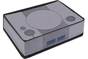 PlayVital Cover Antipolvere per ps5 Console, Copertura Nylon Orizzontale Custodia Protettiva Impermeabile per ps5 Console Disc&Digital Edition, Stile Retrò 32 Bit