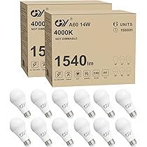 Lampadine LED E14 GY 8W - 12 Pezzi, Luce Naturale 4000K, 880 Lumen, Risparmio Energetico - Foto 6