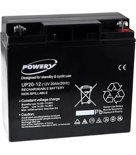 Bleiakku 12V 20Ah – Wartungsfrei, Luftdicht & Vielseitig Einsetzbar (Gel/AGM)