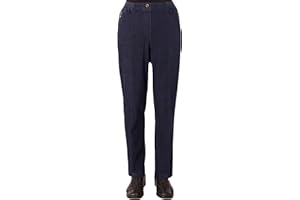 Eitex Seniorenmode24 Damen Seniorenhose Schlupfhose mit Gummizug Kurzgröße ideal für pflegebedürftige Omas einfach anzuziehen und super pflegeleicht