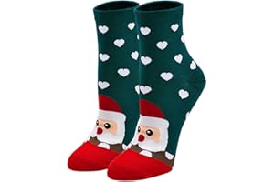 PUTUO Chaussettes Fantaisie Femme Cadeau Noël: Coton Doux Chaussette Animaux Femme Soquettes à Mignon Rigolo Drôle Motif, 36-41, 5 Paire
