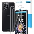 GEEMEE Pellicola Vetro Temperato+Fotocamera Vetro temperato per Sony Xperia 10 III,【2 Pack +2 Pack 】 9H Protezione Schermo, A