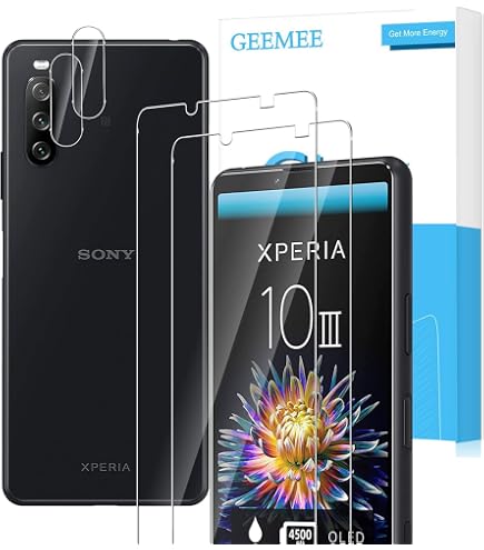 Custodia Sony Xperia 10 III In Fibra Di Carbonio, Antigraffio E Antiurto, Cover Sottile Con Protezione Cadute, Nera