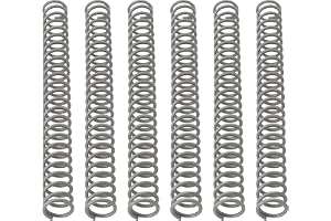 VGOL 6 st kompressionsfjädrar 1 mm tråddiameter x 8 mm OD x 80 mm längd för hushållsapparater elverktyg