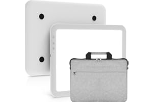 ZOCELIGHT A3-Lichtkasten-Zeichenbrett mit Tasche, 3500-mAh-Akku, 6 Dimmstufen und 3 Farbtemperaturen, Leuchttisch für Künstler, Zeichnen, Skizzieren, Tracking, Diamantmalerei, Jäten, Vinyl