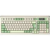 Aula S99 Pro Retro RGB Gaming 3 Modlu Bluetooth/2.4GHz/USB-C Kablosuz Makrolu T&uuml;rk&ccedil;e Q Klavye (Yeşil)