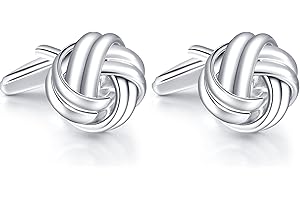 HONEY BEAR Herren Manschettenknöpfe Hochzeit Lieben Knoten Cufflinks