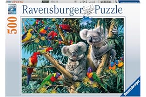 Ravensburger - Puzzle Adulte - Puzzle 500 p - Koalas dans l'arbre - 14826