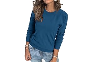 Arach&Cloz Womens Jumpers UK Short Long Sleeve Crew Neck Ladies Knitted Tops Autumn Winter Casual Dressy Sweater