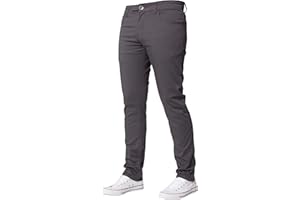 BRAND KRUZE New Mens Kruze Stretch Skinny Fit Chinos Branded Trousers Pants All Waist