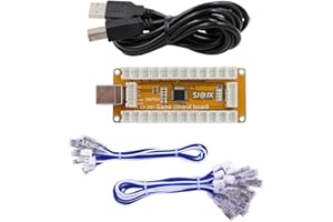 SJ@JX Arcade Game USB Encoder Zero Delay Gamepad Button Joystick Controller for Nintendo Switch PC PS3 Raspberry Pi
