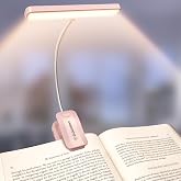 Glocusent 26 G&ouml;z Bakımı LED Okuma Işığı, Daha Geniş Işınlı Kitap Işığı | USB-C Şarj Edilebilir, 5 Renk ve Kademesiz Karartma,