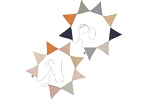 Sebra Wimpel, doppelseitige - Cotton Candy pink/Denim Blue