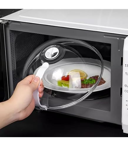 Couvercle en verre anti-éclaboussures, 1 pièce, couvercle de protection