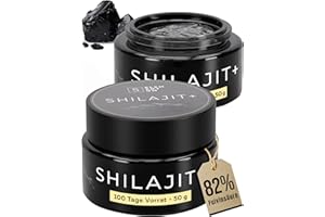 ‎5 ELEMENTUM Shilajit Original Himalaya Für Männer – 100g (50g x2) - 82% Fulvinsäure Premium Mumijo Shilajit Hochdosiert Aus Himalya Handernte Inkl. 500mg Dosierlöffel