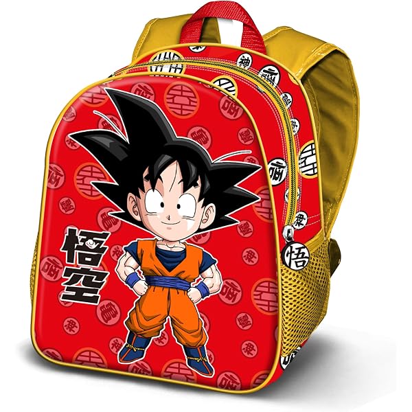 Estuche Portatodo Dragon Ball Z – Doble Compartimento Con Cremallera, Relieve 3D, 22 X 9.5 Cm – Para Cole O Viajes