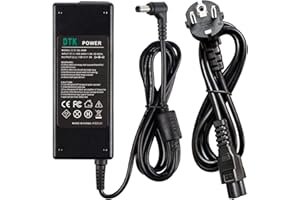 DTK Chargeur Adaptateur Secteur pour LCD TFT Monitors, TVs, DVDTVs, and Other Equipment Output: 12V 7.5A 90W (Compatible 12V 3A 36W / 12V 4A 48W)