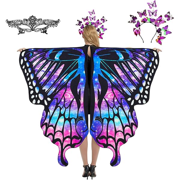 Kawaii-Story Zaino Donna Con Ologramma Riflettente E Motivo Farfalle, 42x40 Cm, Colore Argento, Chiusura Cerniera