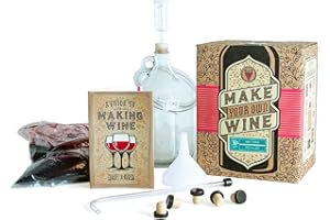 Craft A Brew Elaboración de un kit casero para principiantes con preparación fácil con ingredientes y suministros La mejor experiencia en elaboración de vino, 1 galón, Pinot Grigio