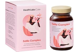 ‎HEALTH LABS CARE Health Labs Care FeMe Complex Nahrungsergänzungsmittel - Für eine bessere Eisenaufnahme - Eisen, Lactoferrin und 7 Inhaltsstoffe - 60 Kapseln