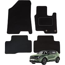 Tapis De Sol Velours Noir Pour Kia Sportage V (2021-2025) - Kit 4 Pièces, Imperméable, Ajustement Parfait - Protège L'habitacle Et Apporte Un Style Moderne - 10