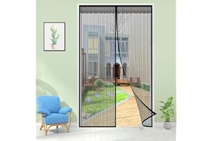 LRHRHR Cortina Mosquitera Magnética para Puertas, Cortina de Protección Contra Insectos para la Puerta Balcón Sala de Estar Fácil de Instalar