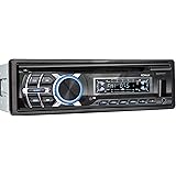 XOMAX XM-CDB624 Autoradio mit CD-Player I Bluetooth Freisprecheinrichtung I RDS Radio Tuner I USB, Micro SD I 2X AUX I 7 Bele