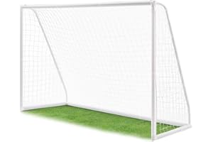 ArtSport But de Football 300x200 cm / 180x120 cm avec Filet, piquets et Sac de Transport - Système à cliquer pour Un Montage Facile – But de Foot pour Enfants en extérieur, Jardin