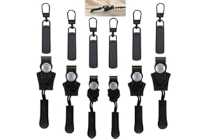 Alluring Kit de Reparación de Cremalleras, Reparador de Cremallera Kit, Cierre de Cremallera, Removable-Universal-Zipper Repairer para Chaqueta, Bolso, Maletas, Mochilas