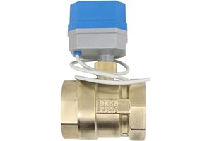 OEMCLIMA Vanne 2 voies motorisee electrovanne 220v vanne spherique electrique 1/2 3/4 1 1-1/4 1-1/2 2 pouce (DN50-2 pouce)