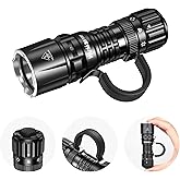 Wurkkos TD07 Tactical Torch, LED Torches, Extremely Bright, 1300 Lumens Torch, LED Rechargeable, Turbo/Strobe Instant Light, 