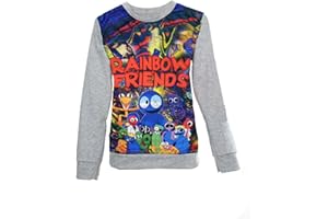Vicyol S&D Felpa Rainbow Friends Manica Lunga per Ragazzo o Ragazza.