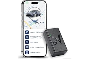 EYEZER 4G Gps Car Tracker, Real Time Tracking Devices,Anti Theff Locator, Long Standby, Strong Magnet, 4G LTE GPS, UK EU Worldwide, APP No Subscription Required