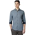 Peter England Men's Printed Slim Fit Shirt