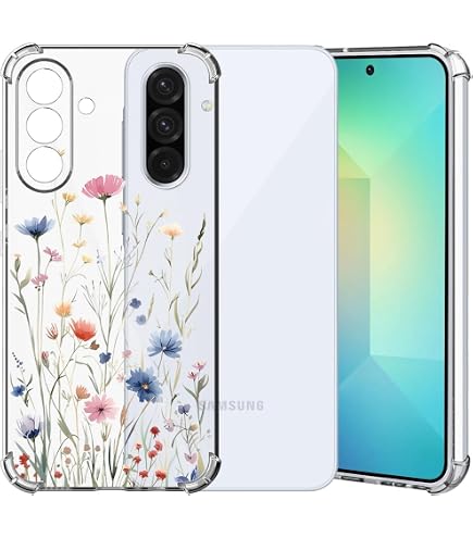 Kaywzo Handyhülle Für Huawei P40 Pro – Transparent Mit Blumenmuster, Stoßfest, Ultradünn