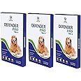 Medfly Healthcare Defender Pro Deworming Tablet for Dogs of All Life Stages (Pack of 3) | Natural & Herbal Ingredients | Effective Formula to Kill & Expel Parasites | 10 Tablets per Pack