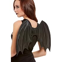 Halloween Fledermausflügel Stirnband Mit Haarclips – Set Für Kostüm & Party