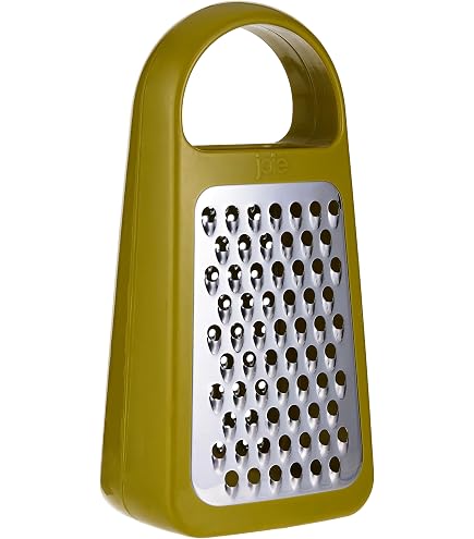 Grattugia Quadro Large Küchenprofi - 4 Lati In Acciaio Inox, Con Grattugia Grossa, Fina, A Corona E Affettatrice