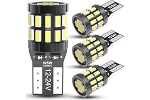 OUSHI Interior Lighting Bulb, Canbus 12V 24V 6000K White Bulb for Boat RV Camper Boot Light Outdoor Landscape Courtyard Lighting Pack of 4